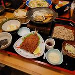 鮑の陶板ステーキ御膳(味の民芸 丸山台店)