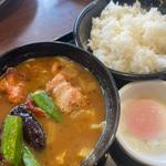 ローストチキンスープカレー(ライス付き)(CoCo壱番屋 三木別所店)