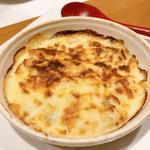 貝柱と根菜の白味噌グラタン