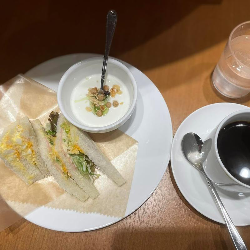 モーニング(亜麻仁珈琲 高畑店)