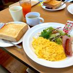 スクランブルエッグ＆ベーコンソーセージセット(ガスト 仙台北四番丁店 )