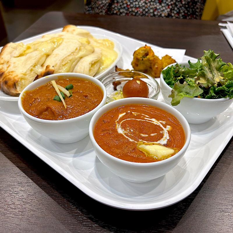 チーズナンセット(ロイヤルインドレストラン ララガーデン長町店)