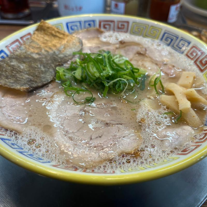 昔チャーシューメン(大砲ラーメン 長門石店)