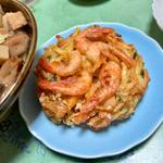 年越しそば(けんちんそば＋甘えびかき揚げ)(ベルクス 東墨田店)