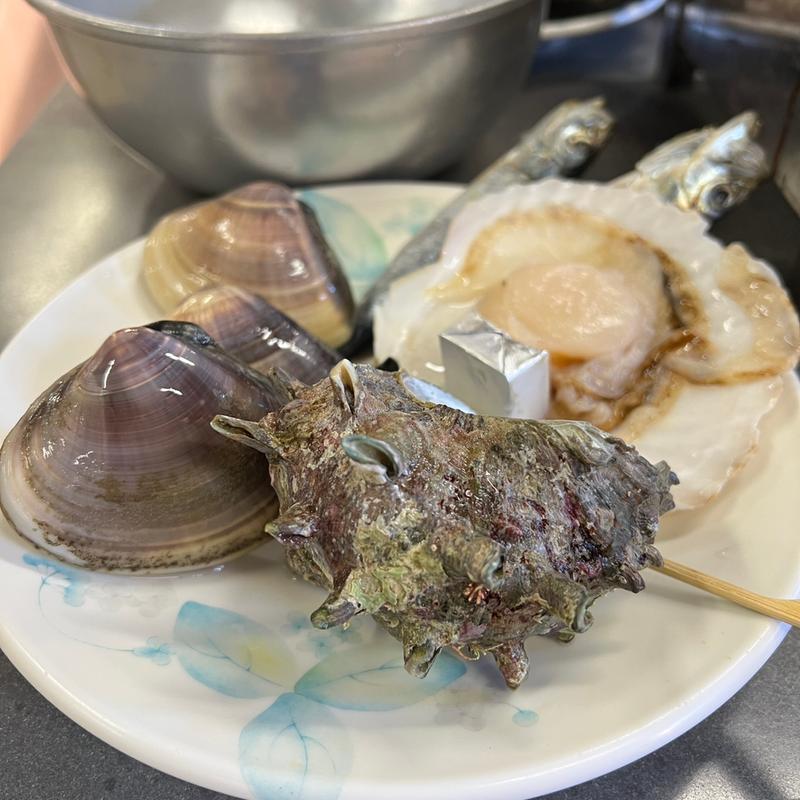 本蛤セット(焼蛤 浜茶屋 向島 （やきはまぐり はまぢゃや むこうじま）)