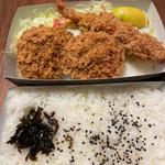 ヒレ、エビ弁当