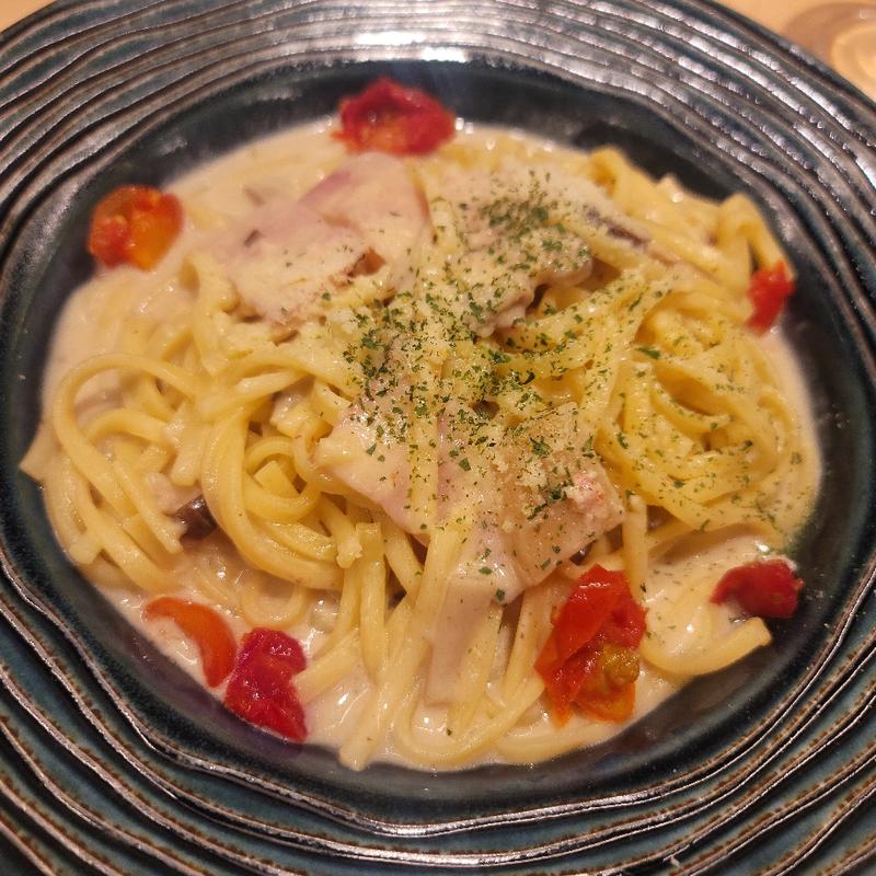 [生パス夕】芳酵きのこの
ポルチーニクリーム(エビノスパゲッティ 丸ビル店)