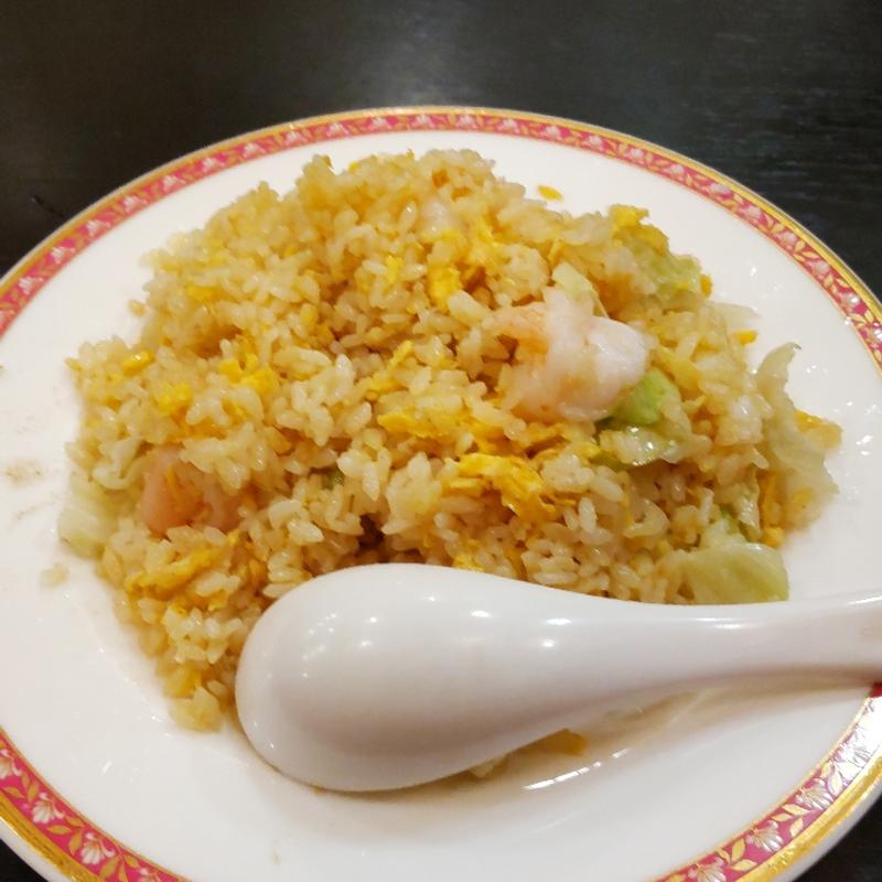 えびとレタスのチャーハン(麻辣王豆腐)