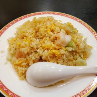 えびとレタスのチャーハン(麻辣王豆腐)