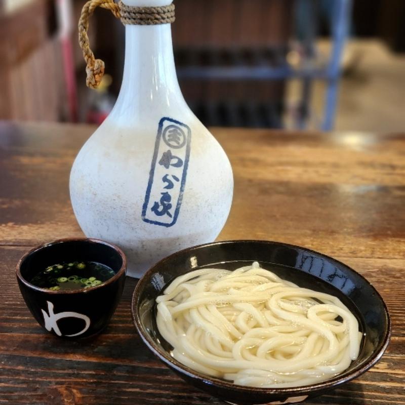 釜揚げうどん 並(ざいごうどん本家 わら家)