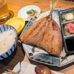 アジフライ定食(食堂 わた)