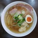 秋刀魚×鶏そば(塩)(中華そばイデタ)