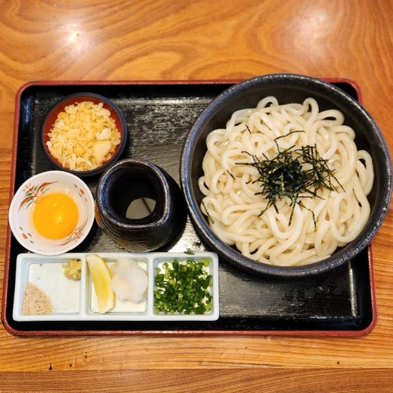 釜ぶっかけ 卵黄入(うどん本陣 山田家 本店 （やまだや）)