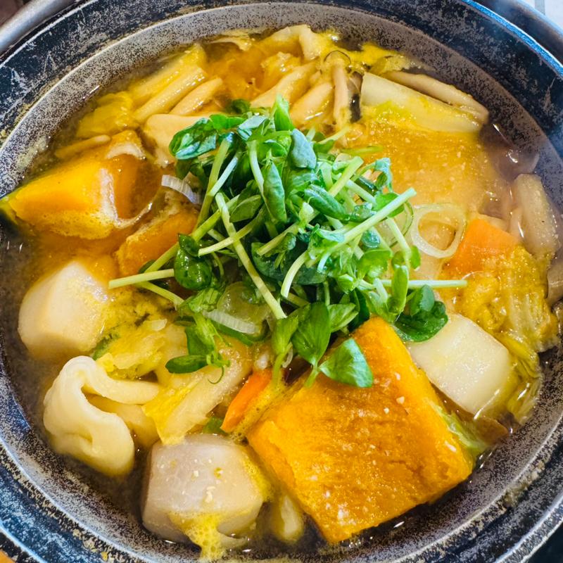 野菜ほうとう(海鮮ほうとう専門店 ほうとう研究所)