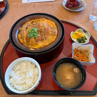 かつ煮定食(東武藤が丘カントリー倶楽部)