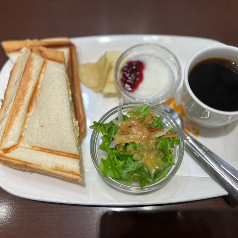 焼きたまごサンドセット(エビアン エスパル店)