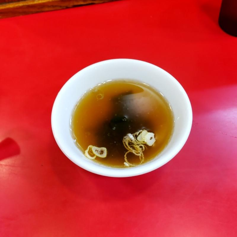 チャーハンスープ(さっぽろラーメン横丁満龍)