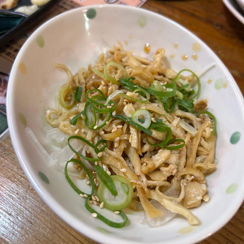 鳥皮ポン酢(やきとりさんきゅう富雄店)