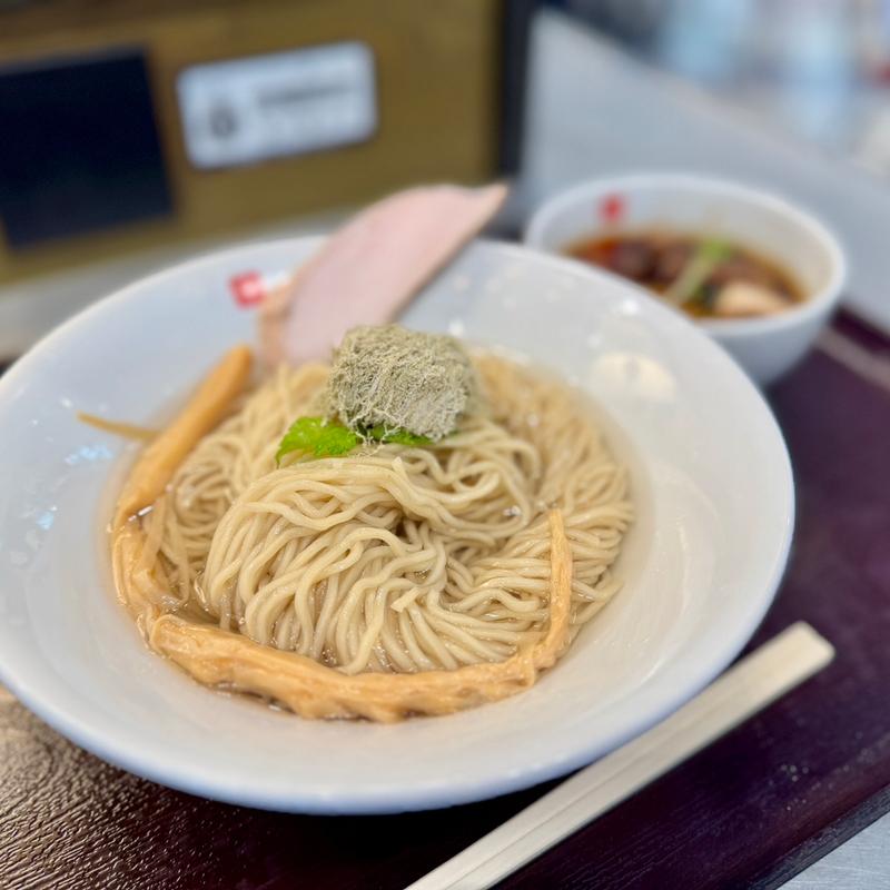 鶏つけそば ワンタン入り(中華そば高野 横浜ベイサイド店)