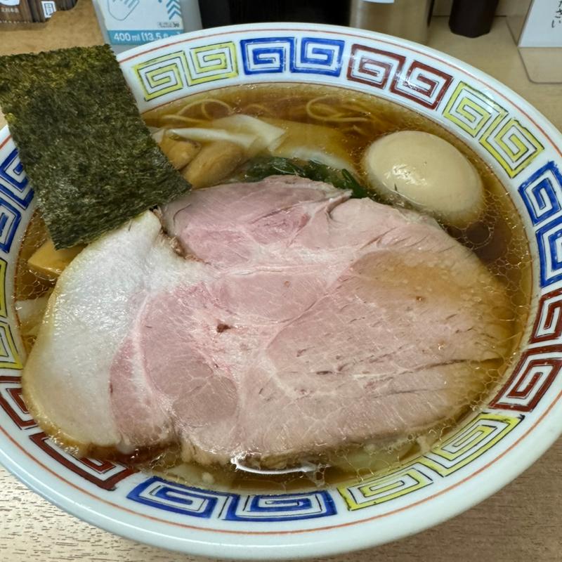 煮干鰮味玉ワンタンらーめん(煮干鰮らーめん 圓 八王子本店)