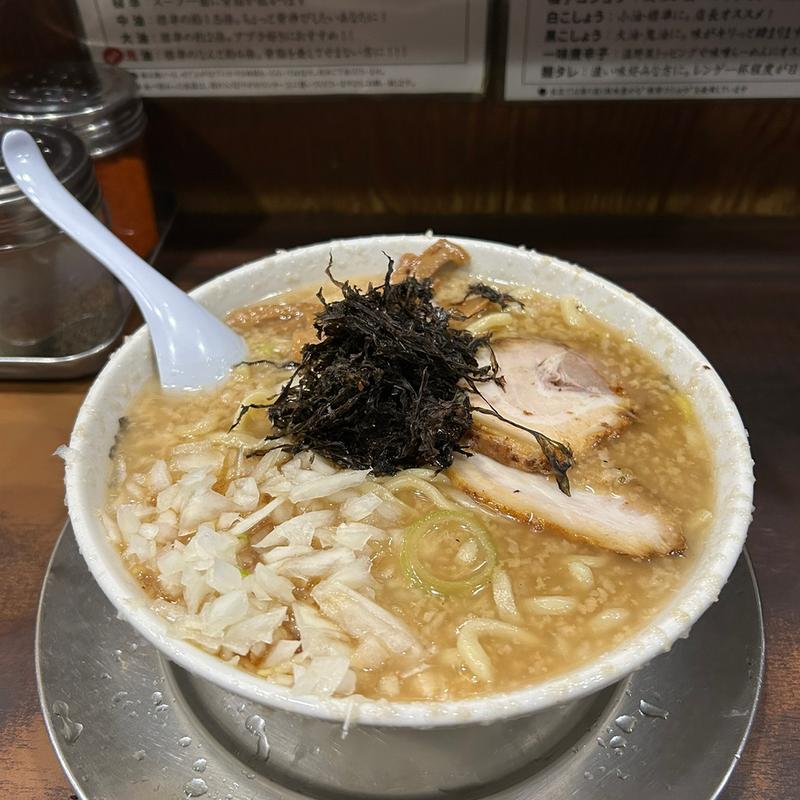 中華そば(ネギ多め、背脂中)(らーめん 潤 蒲田店)