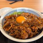 牛すき焼き焼きカルビ丼（並）肉増