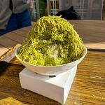 絞りたてモンブラン なんぶ茶(南部よろこび茶食堂)