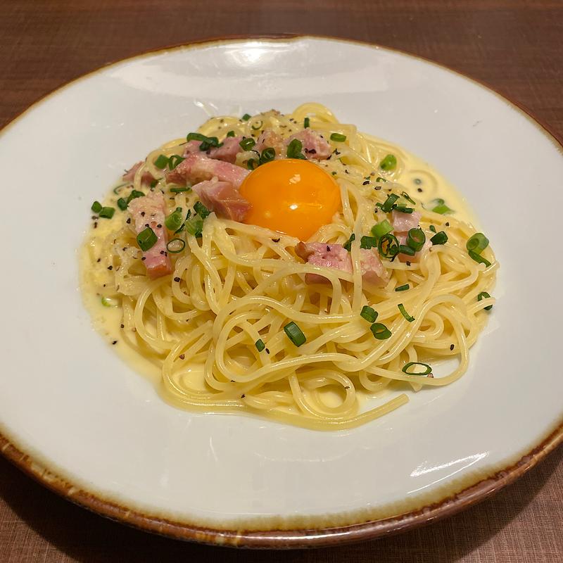 厚切りベーコンのカルボナーラ鎌倉風(鎌倉パスタ イオンモール秋田店 )