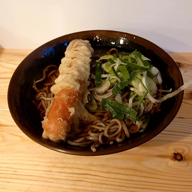 フランクフルトそば(立喰いそば でん)