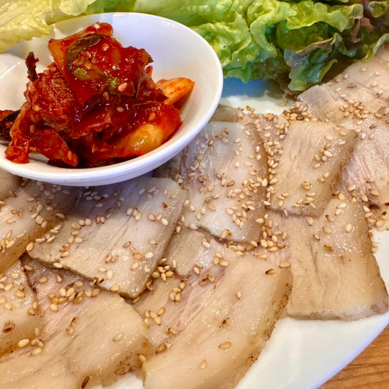 蒸し豚(おんに)