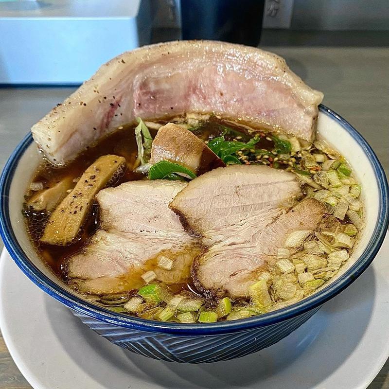 ざ・中華そば 麺大盛 塩釜チャーシュー(麺房 鶏くらふと)