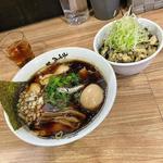 煮干し中華そば チャーシューマヨ高菜丼