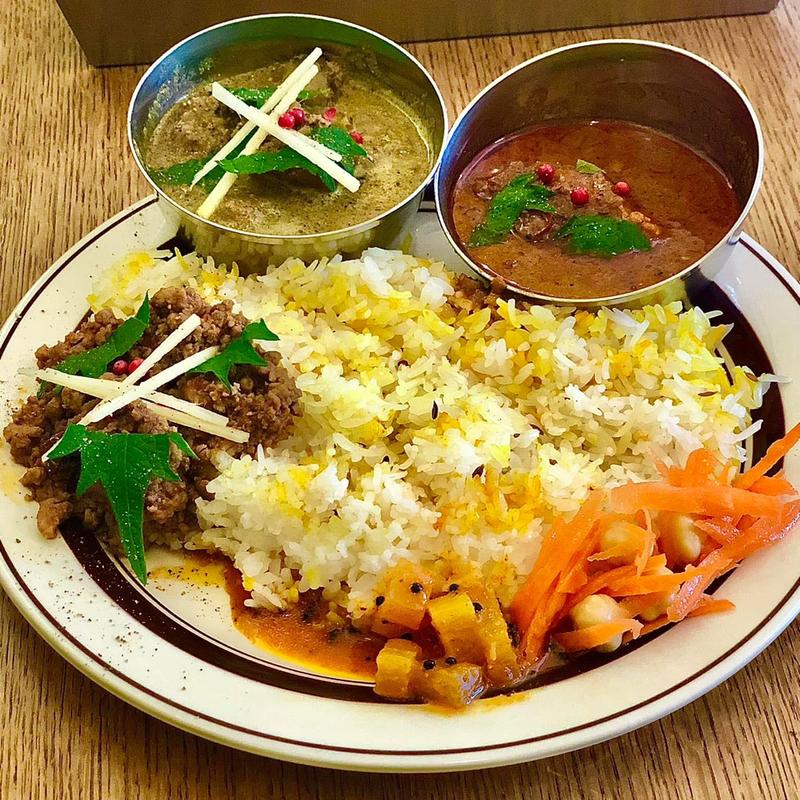 カレー3種盛り(negombo33 高円寺)