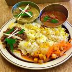 カレー3種盛り
