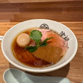 地鶏と煮干し中華そば(つけ蕎麦 津桜)