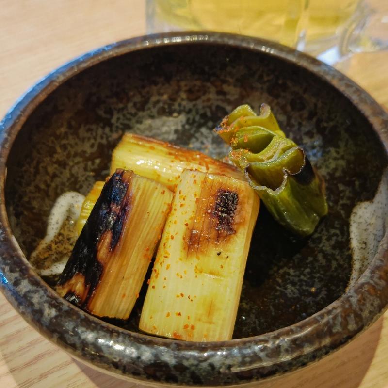 地ねぎ焼き浸し(貝・刺身専門店 しらはら 東戸塚)