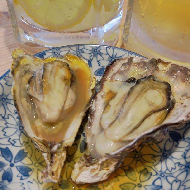 蒸し真牡蠣(貝・刺身専門店 しらはら 東戸塚)