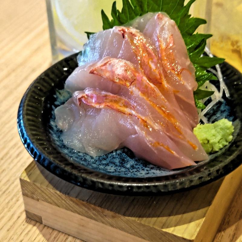 とろ地きんめ鯛(貝・刺身専門店 しらはら 東戸塚)