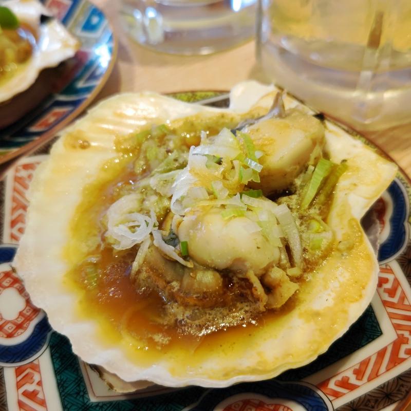 ほたてバター焼き(貝・刺身専門店 しらはら 東戸塚)