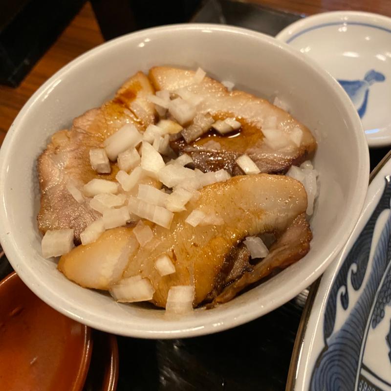 ミニチャーシュー丼(ちゃんぽん亭 コシキ 今泉本店)