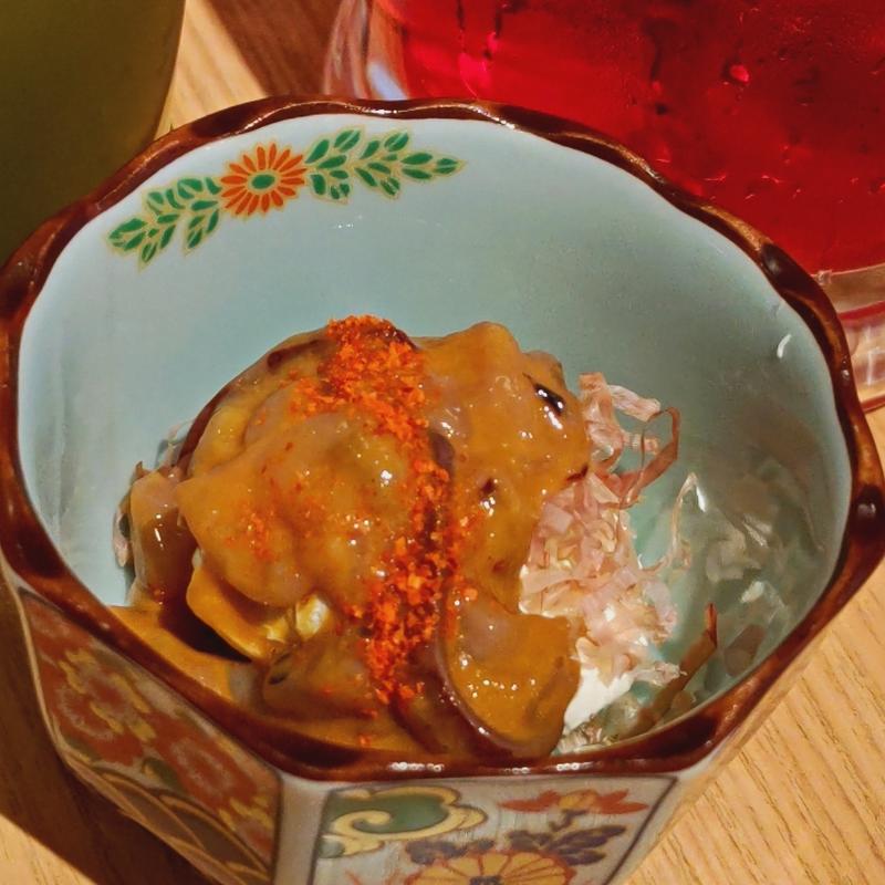 塩辛クリームチーズ(鮨・酒・肴 杉玉 モレラ東戸塚店)