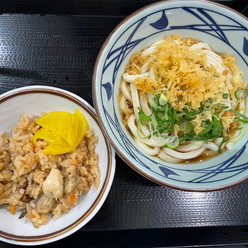 鶏めし定食(丸亀製麺ゆめタウン広島)