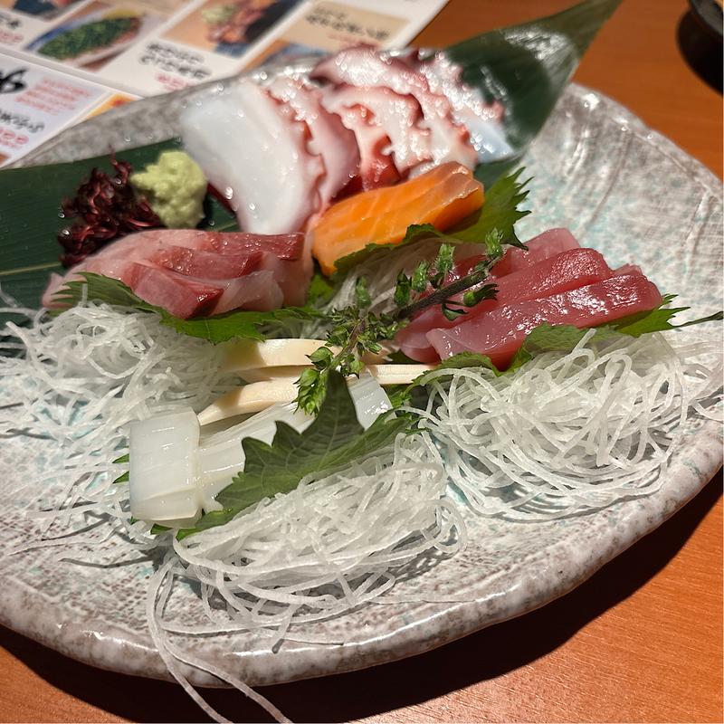 刺身5種盛り(旬鮮酒場天狗 新宿西口パレットビル店)