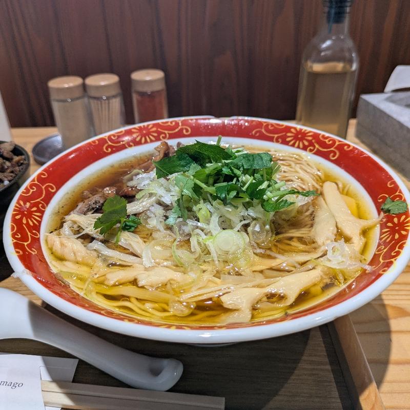 本荘親鳥中華そば（細麺）(中華そば 肴 yamago(ヤマゴ))