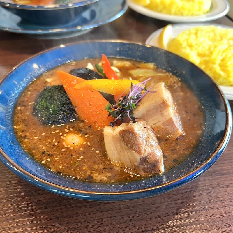 豚角煮ベジカレー(札幌スープカレーJACK がもよん店)