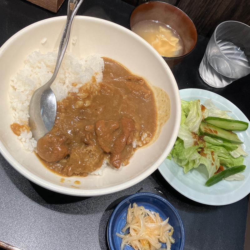 ホルモンカレー(蘭州 中華料理)