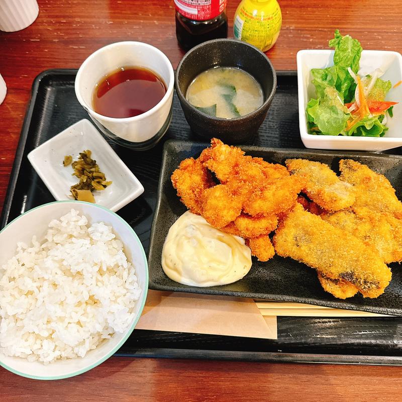 選べるセット(チキンカツとアジフライ)(昭和堂Ｑ)