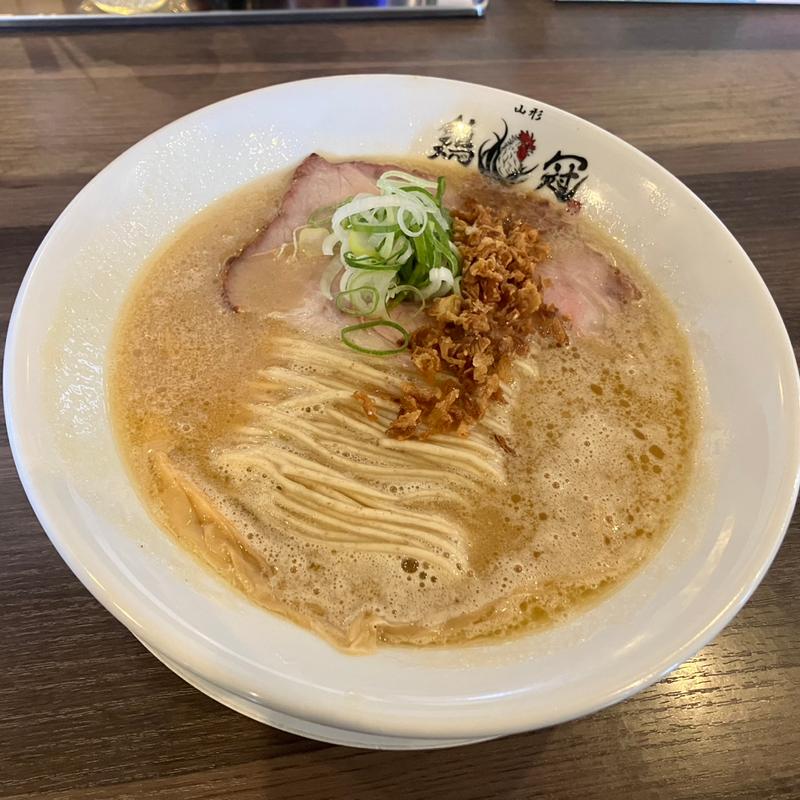 濃厚醤油鶏そば(自家製麺 鶏冠 （トサカ）)
