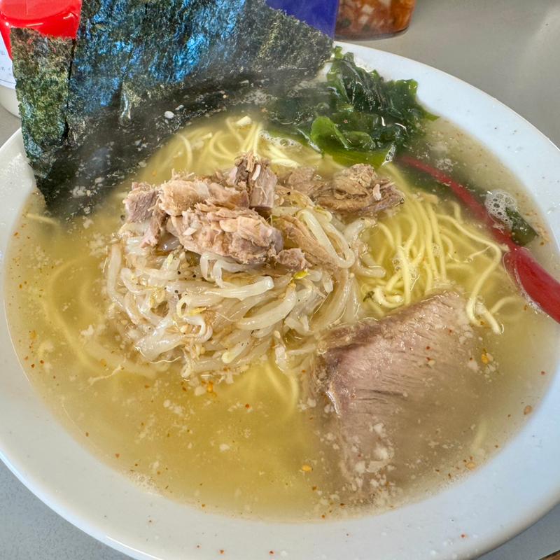 塩ラーメン中＋もやし(ラーメンショップ 122号騎西店)