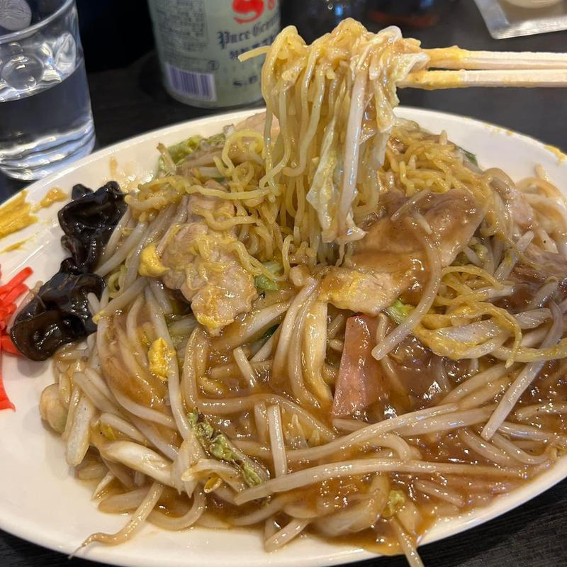 五目焼きそば（あんかけ焼きそば）(御舟)